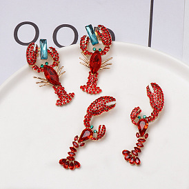 Смелые и шикарные женские серьги-лобстеры в форме дракона — эффектные украшения для ушей