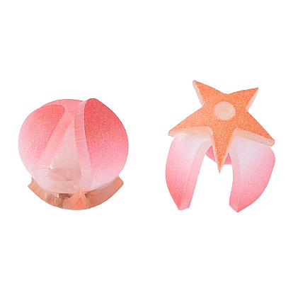 Des perles en plastique, fleur