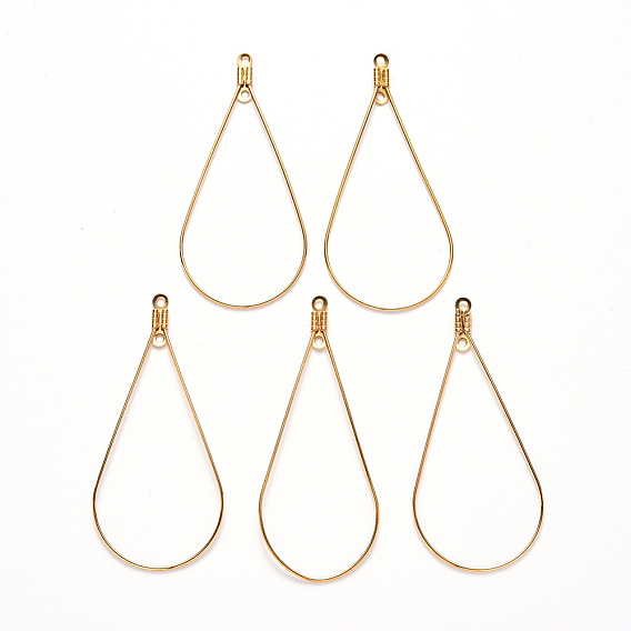 304 подвески из нержавеющей стали, обручание серьги, слеза