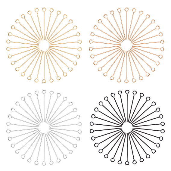 100 шт. 4 цвета 304 штифт из нержавеющей стали