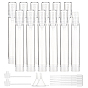 Plastic Vacuum Spray bottle, Refillable Bottles, with Funnel Hopper, Dropper and Pump