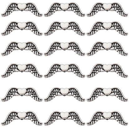 120 бусины из сплава в тибетском стиле, без кадмия и без свинца, крыло