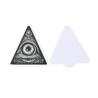 50Pcs Religion PVC Self Adhesive Cartoon Stickers, Waterproof Eye of Providence Decals for Laptop, Bottle, Luggage Decor