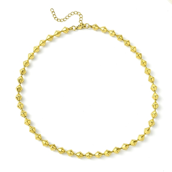 Ion Plating(IP) 304 Stainless Steel Bead Necklaces