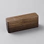 Rectangle Wooden Couple Ring Storage Boxes, Magnetic Jewelry Ring Gift Case
