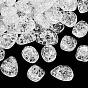Transparent Crackle Acylic Beads, Mixed Shapes