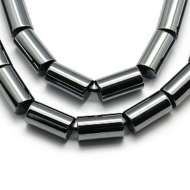 Grade AA Non-magnetic Synthetic Hematite Column Beads Strands