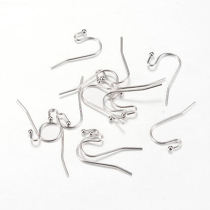 Crochets d'oreille en laiton, sans nickel