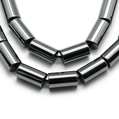 Grade AA Non-magnetic Synthetic Hematite Column Beads Strands