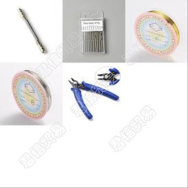 Kit de herramientas para torcer alambre, incluyendo mini herramientas de torsión de alambre, mini juego de brocas helicoidales hss, Pinzas /Alicates de la joyería, alambre de la joyería
