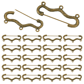 30шт. фурнитура для броши из сплава