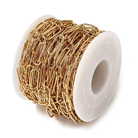 304 цепи овальные из нержавеющей стали, ионное покрытие (ip), пайки, с катушкой