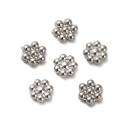 304 нержавеющей стали кабошонов, цветок