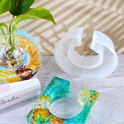 Moules en silicone, moules de résine, pour la résine UV, une résine époxy, blanc