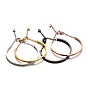 304 Stainless Steel Bracelets, with Lobster Claw Clasps, 45x56mm