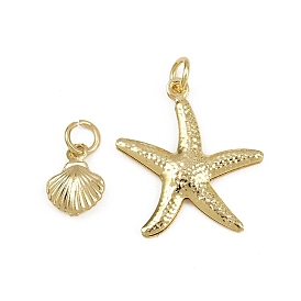 Латунные подвески, долговечный, стойки покрытие, без кадмия и без свинца, с целью перехода в кольце, реальный 18 k позолоченный