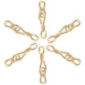 Brass Hook and S-Hook Clasps, Nickel Free