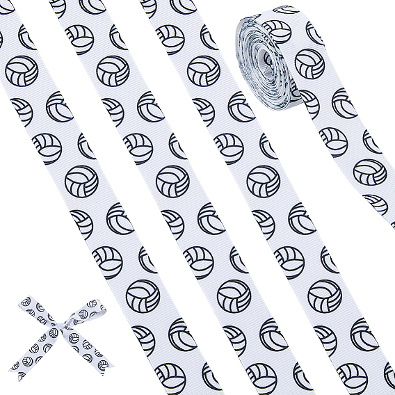 Полиэфирная лента, лента с волейбольным узором, для подарка украшения