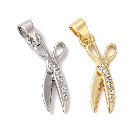 Подвески из латуни и кубического циркония, без кадмия и без свинца, долговечный, резать ножницами