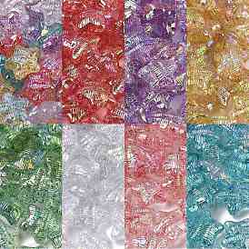 Уф-покрытие прозрачные акриловые бусины, звезда, радужный