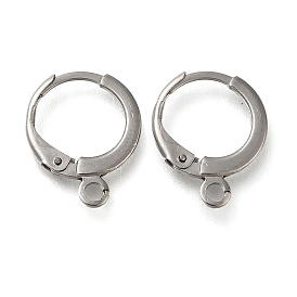 Anti-Tarnish 304 Stainless Steel Hoop Earring Findings