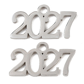 201 подвески из нержавеющей стали, число 2027 прелести