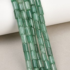 Естественный зеленый авантюрин бисер нитей, колонка