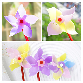 4/5/6 Leaf Windmill DIY Kits, including Silicone Mold, Plastic Findings