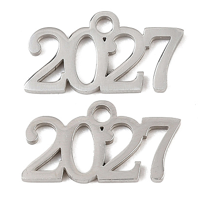201 подвески из нержавеющей стали, число 2027 прелести