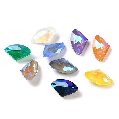 Стеклянные стразы кабошоны, вернуть точку, граненые, вентилятор