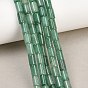 Естественный зеленый авантюрин бисер нитей, колонка
