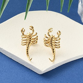 304 из нержавеющей стали серьги, скорпион