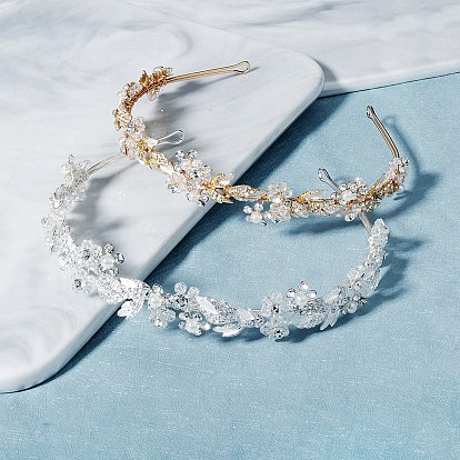 Alloy Hair Bands, with Rhinestone