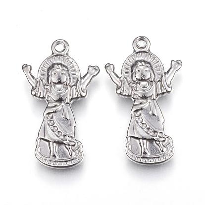 304 Stainless Steel Pendants, God