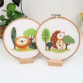 Hand Embroidery DIY Material Kit Cross Stitch Kit Cute Cartoon Suzhou Embroidery Decoration Set