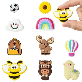 Пищевые экологически чистые силиконовые бусины, разнообразные