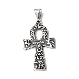 304 из нержавеющей стали большие кулоны, анкх крест очарование