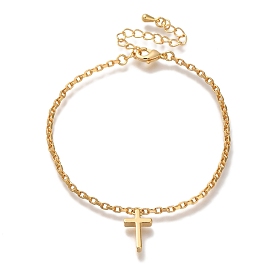 Cross Brass Charm Bracelets