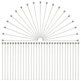 400 шт. 304 штифты с шарообразной головкой из нержавеющей стали для изготовления ювелирных изделий