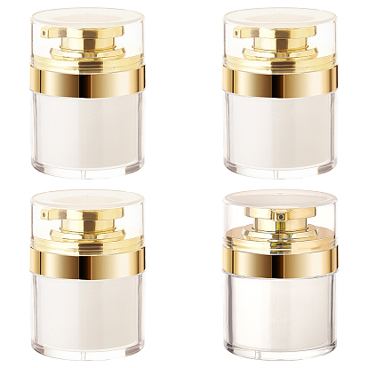 Пластиковые портативные многоразовые баллоны с безвоздушным насосом, вакуумный пресс-контейнер, бутылка лосьона для путешествий