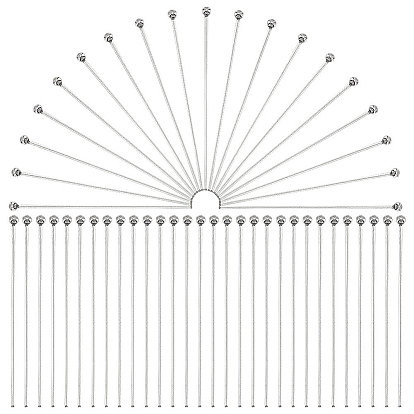 400 шт. 304 штифты с шарообразной головкой из нержавеющей стали для изготовления ювелирных изделий