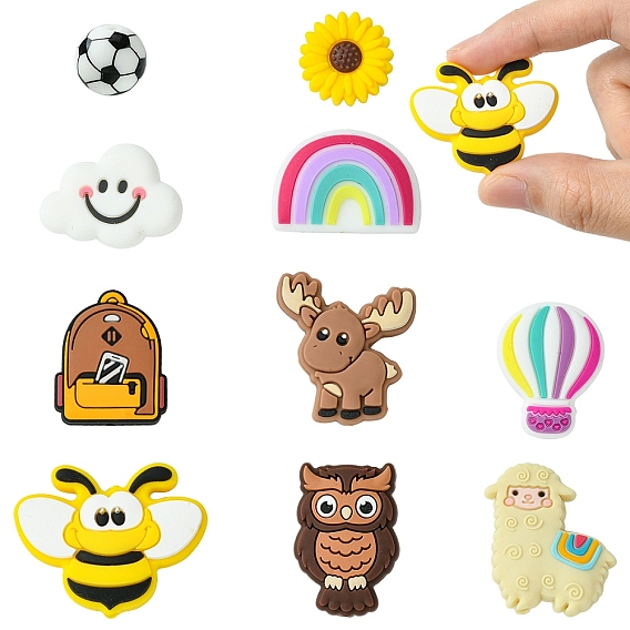 Пищевые экологически чистые силиконовые бусины, разнообразные