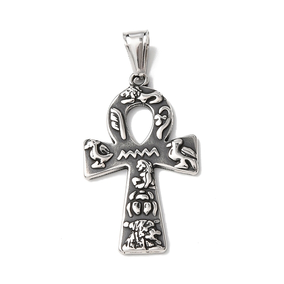 304 из нержавеющей стали большие кулоны, анкх крест очарование