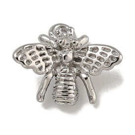 Anti-Tarnish 304 Stainless Steel Charms, Bees Charm