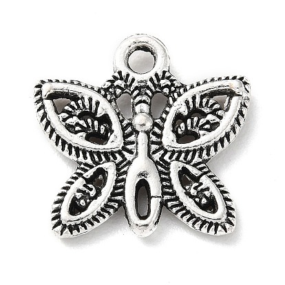 Tibetan Style Alloy Pendants, Butterfly