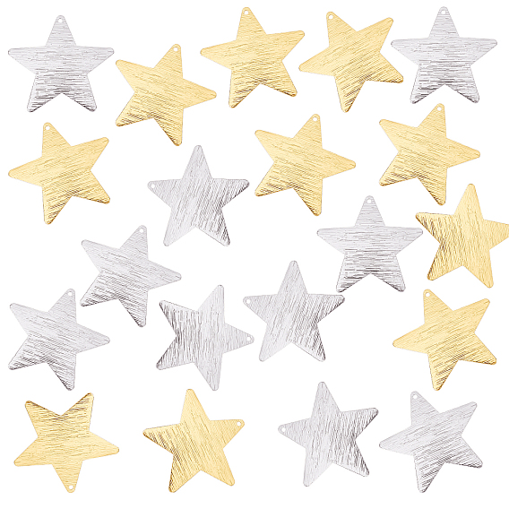 Латунные подвески, звезда