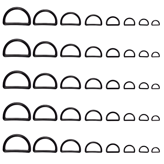 Plastic D Rings, Buckle Clasps, For Webbing, Strapping Bags, Garment Accessories