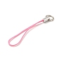 Mobile Phone Strap, Colorful DIY Cell Phone Straps, Alloy Ends with Iron Rings