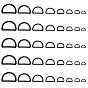 Plastic D Rings, Buckle Clasps, For Webbing, Strapping Bags, Garment Accessories