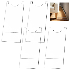 4Pcs Rectangle Acrylic Couch & Bed Stopper, Headboard Spacer, Furniture Pads